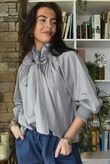 Paloma Poet Blouse Cloud Grey